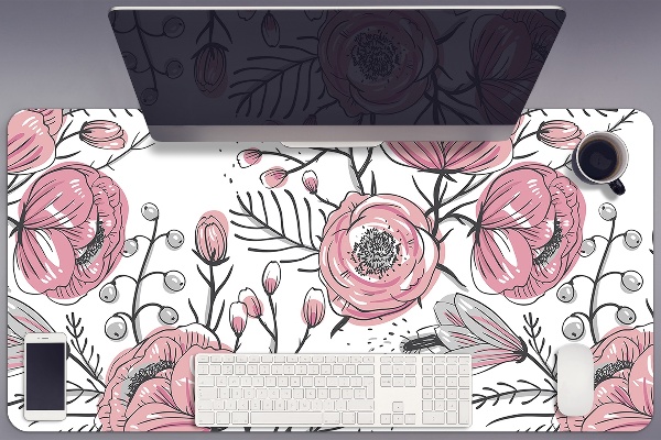 Mapa birou Pastel Roses Art