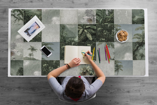 Mapa pentru birou Patchwork tropicale