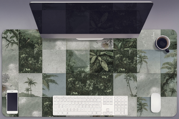Mapa pentru birou Patchwork tropicale