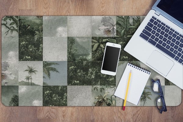 Mapa pentru birou Patchwork tropicale