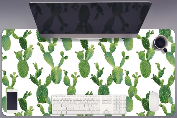 Mapa pentru birou cactuși pictate manual