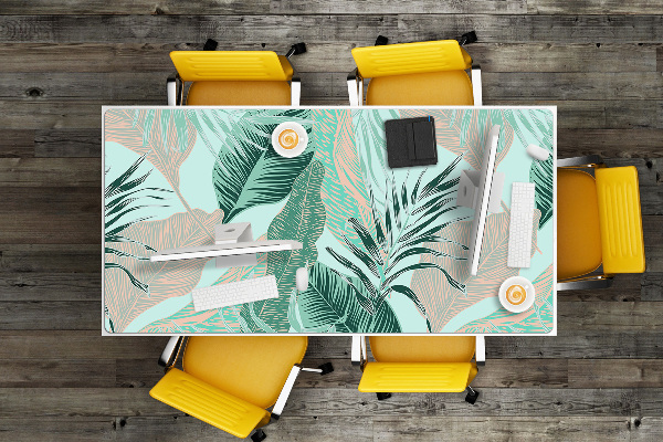 Mapa birou frunze tropicale