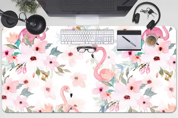 Mapa de birou flori Flamingos