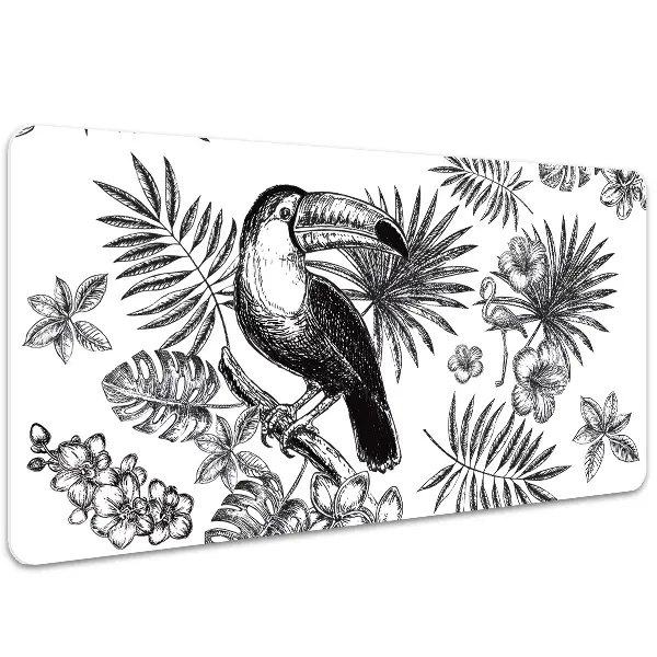 Mapa birou Tropical alb-negru