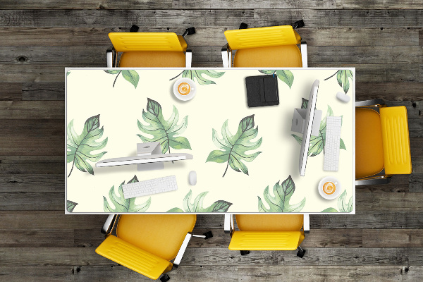 Mapa birou frunze tropicale
