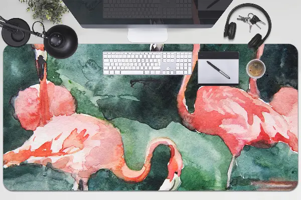 Mapa birou flamingo pictate