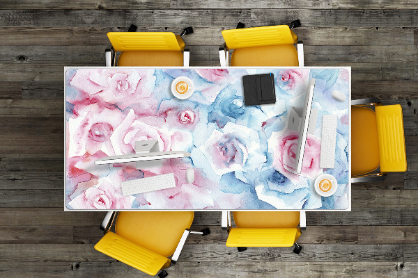 Mapa de birou pastel flori