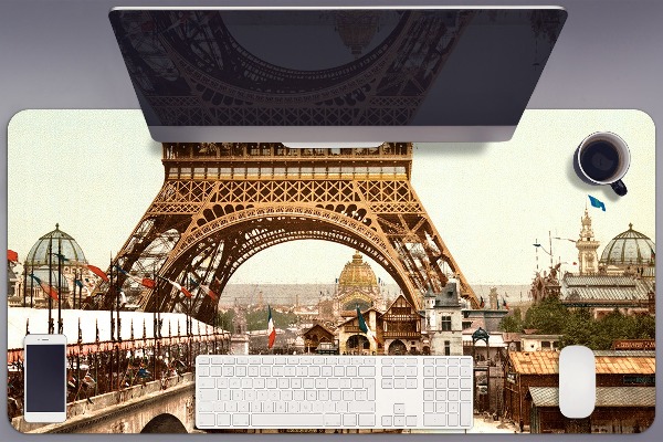 Mapa de birou Turnul Eiffel retro