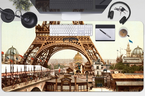 Mapa de birou Turnul Eiffel retro