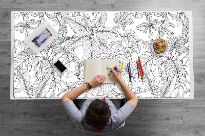 Mapa pentru birou frunze desenate