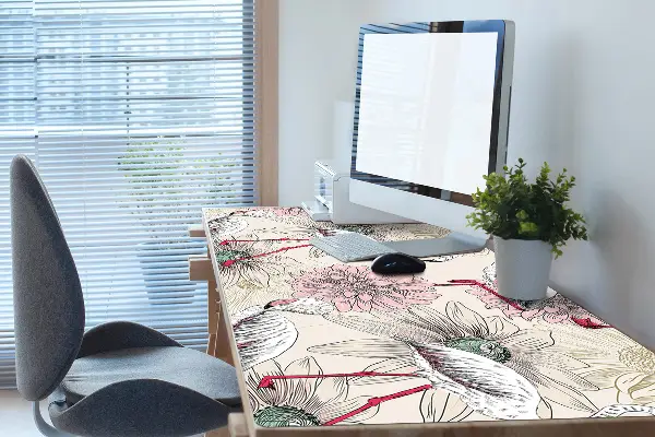 Mapa pentru birou flamingo roz