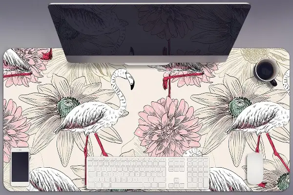 Mapa pentru birou flamingo roz