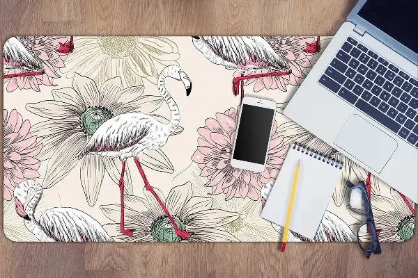 Mapa pentru birou flamingo roz
