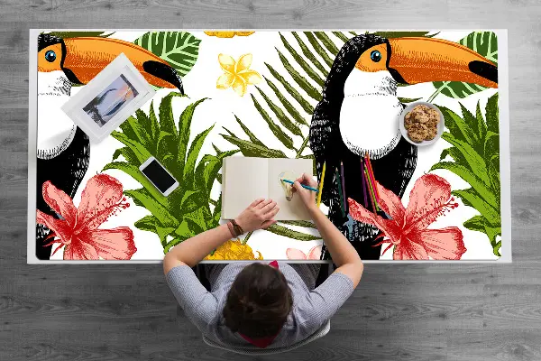 Mapa birou Toucan și ananas