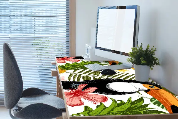 Mapa birou Toucan și ananas