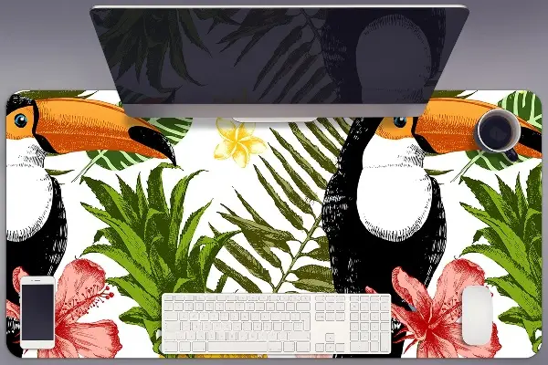 Mapa birou Toucan și ananas