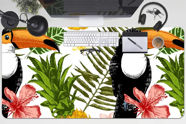 Mapa birou Toucan și ananas