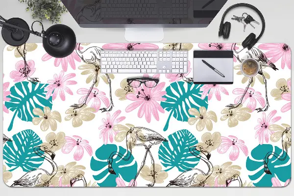 Mapa birou flamingo pictate