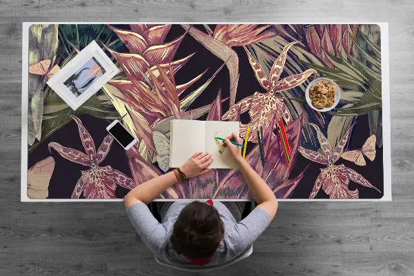 Mapa birou Păsări și frunze