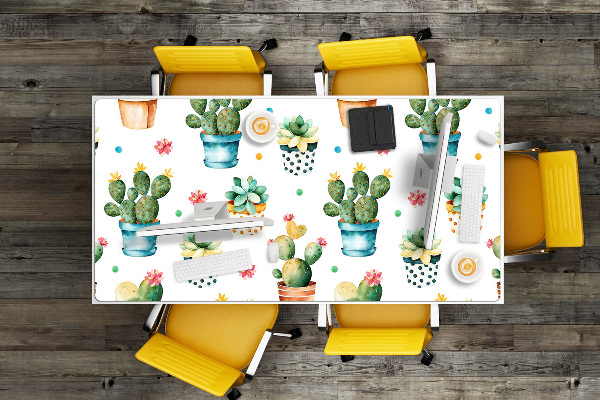 Mapa birou cactus pictat