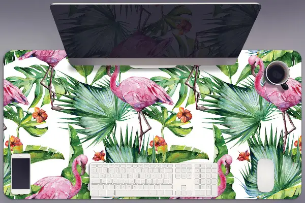 Mapa birou Frunze și Flamingos