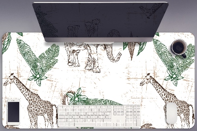 Mapa de birou Girafele și Elefanții