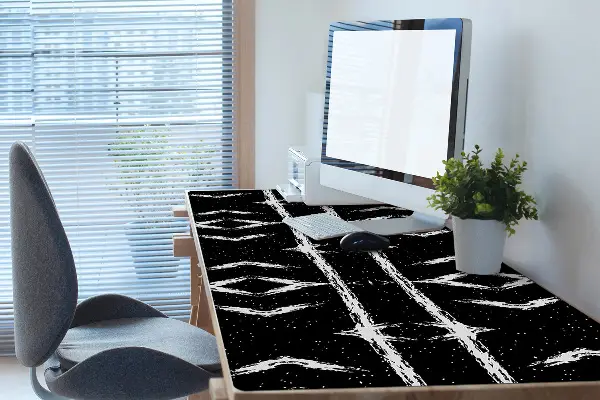 Mapa de birou abstractizare negru