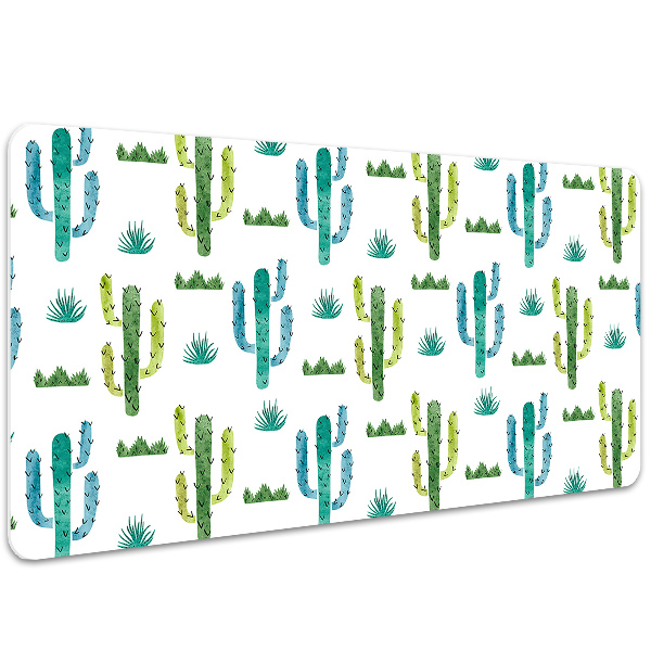 Mapa pentru birou pictat Cactus