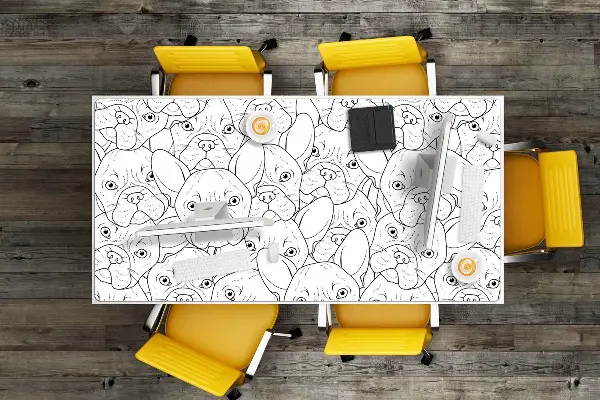 Mapa de birou câine Bulldog