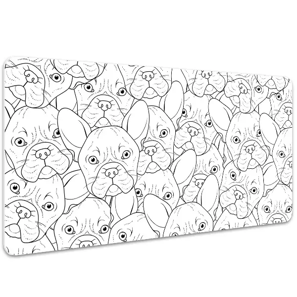 Mapa de birou câine Bulldog
