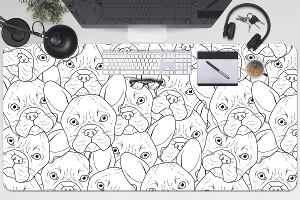 Mapa de birou câine Bulldog
