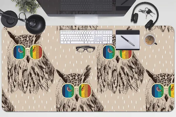 Mapa de birou Owls ochelari