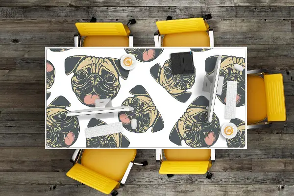 Mapa de birou Pug-