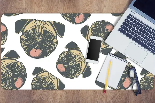 Mapa de birou Pug-