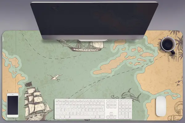 Mapa de birou Treasure hartă
