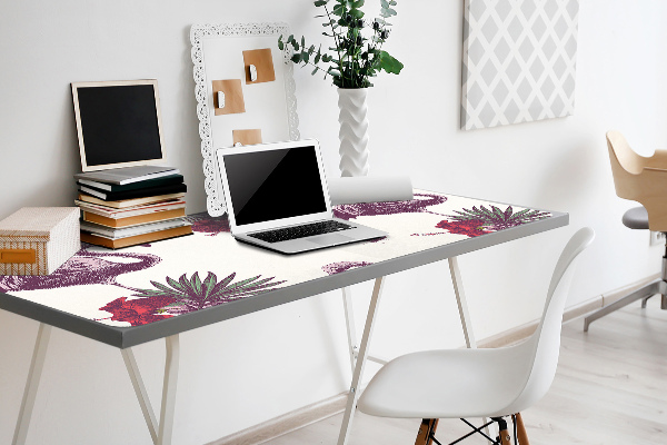 Mapa pentru birou Flamingos & Hibiscus