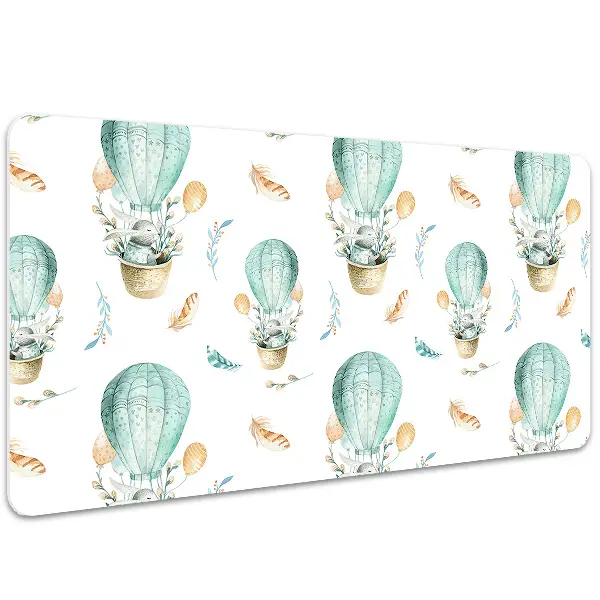 Mapa de birou Rabbit într-un balon