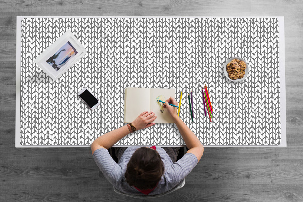 Mapa de birou model herringbone