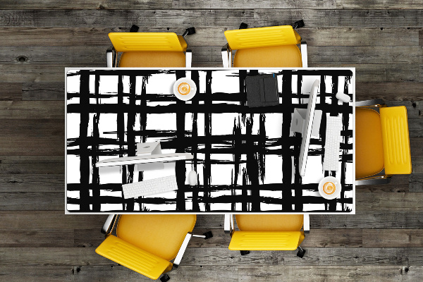 Mapa de birou model Plaid