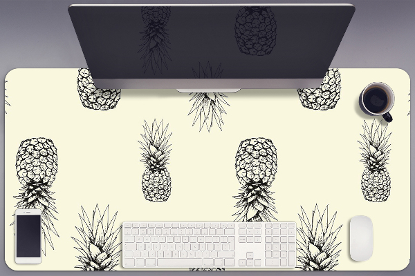 Mapa pentru birou model de ananas