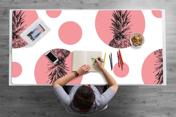 Mapa birou ananas roz
