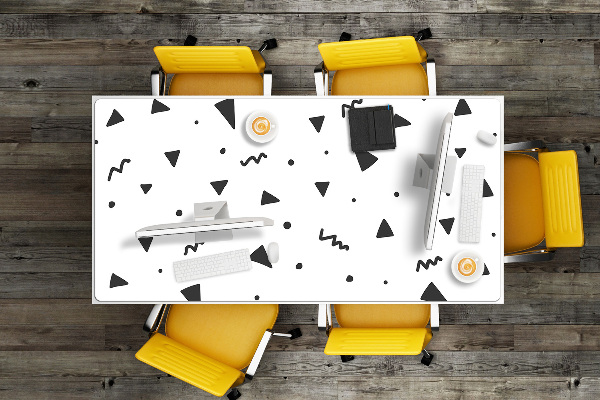 Mapa de birou forme geometrice