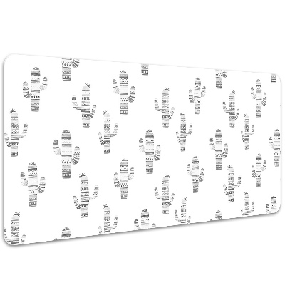 Mapa de birou Cactuși alb-negru