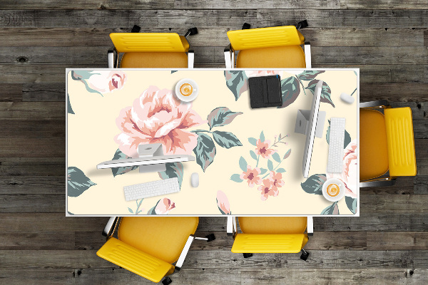 Mapa pentru birou Vintage Roses