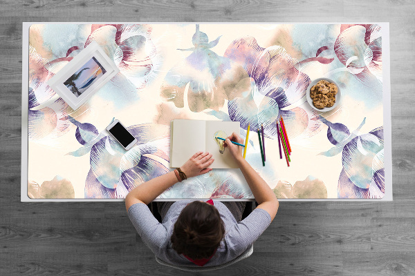 Mapa pentru birou model floral