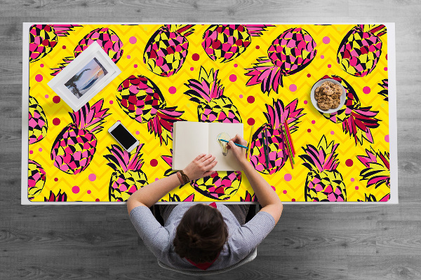 Mapa pentru birou ananas roz
