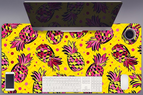 Mapa pentru birou ananas roz