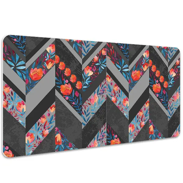 Mapa birou Flori Herringbone