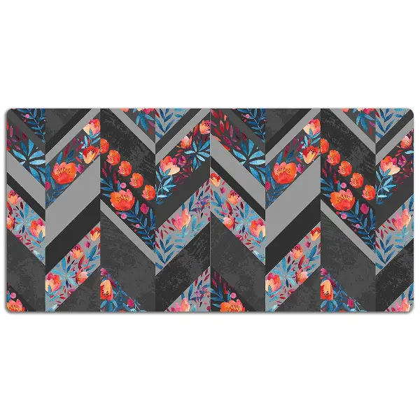 Mapa birou Flori Herringbone