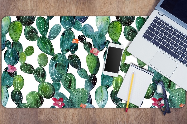 Mapa birou Cactus cu flori
